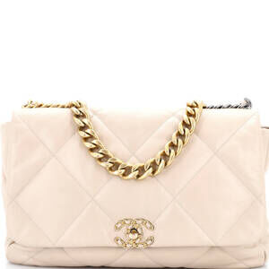 Chanel 19 Flap Bag Quilted Leather Maxi #205774C48B